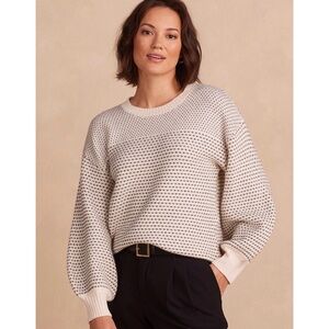 Summersalt Luxe Cashmere Blend Mix Stitch Sweater - Size XL